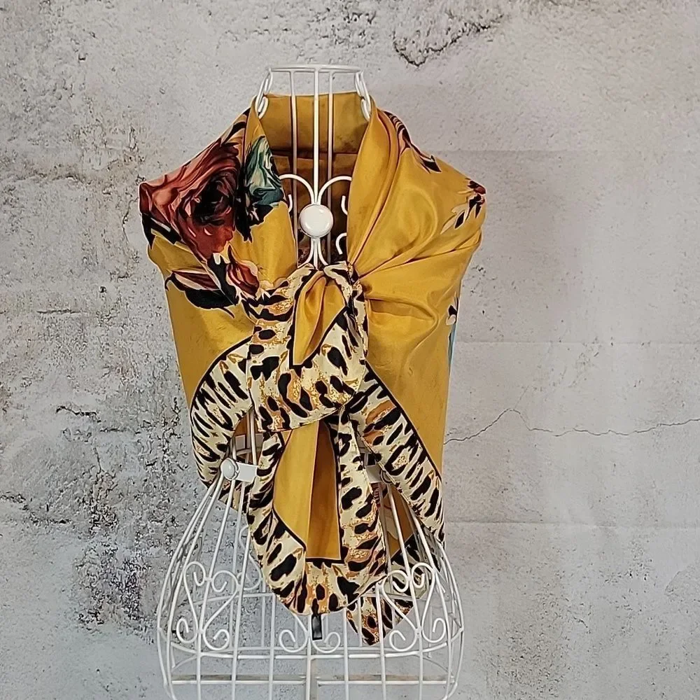 Unbranded Scarf Satin Polyester 35